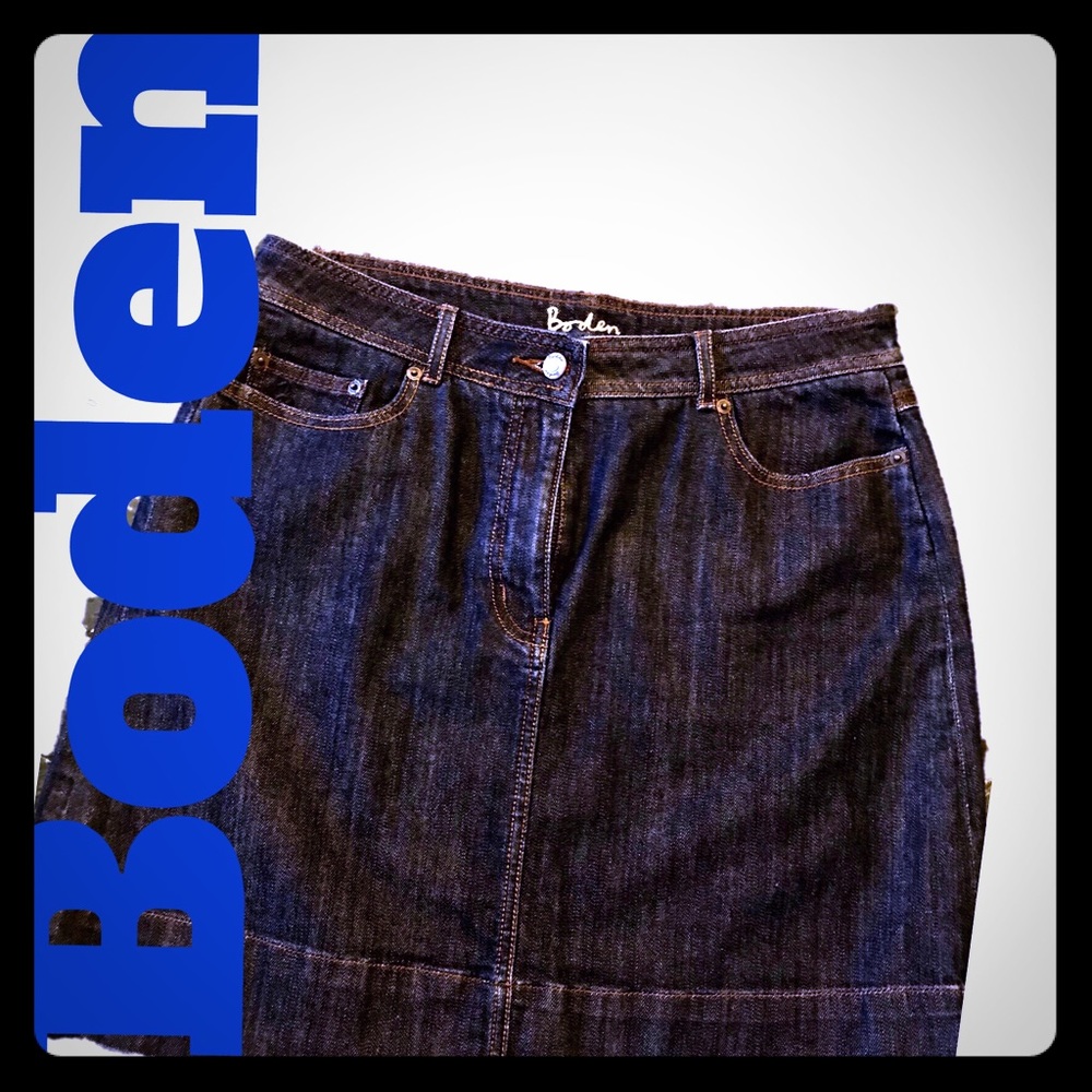 Boden Denim Skirt